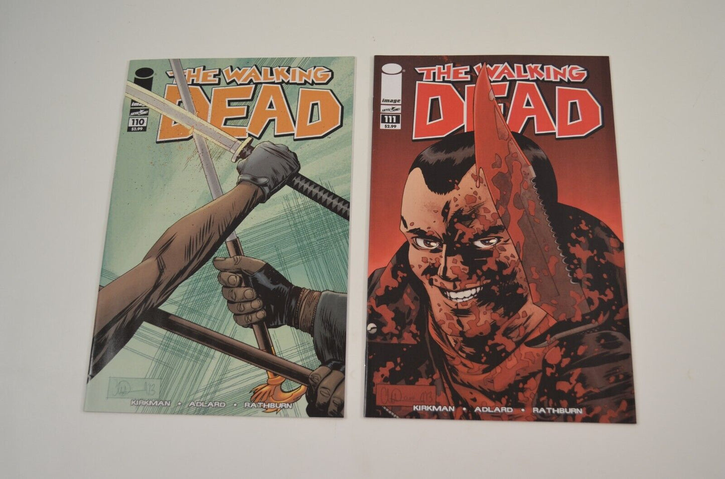 Walking Dead #110-114 (Image, 2013) Lot of 5 Comic Books Average NM- 9.2