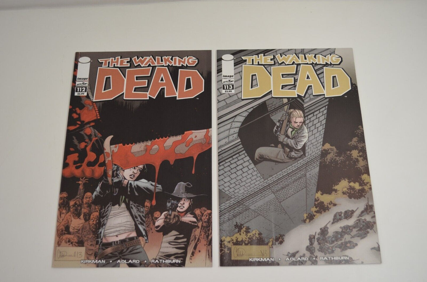 Walking Dead #110-114 (Image, 2013) Lot of 5 Comic Books Average NM- 9.2