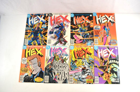 Hex #6-8 10-13 15 (DC, 1986) Lot of 8 Comic Books Canadian Price Variant VF