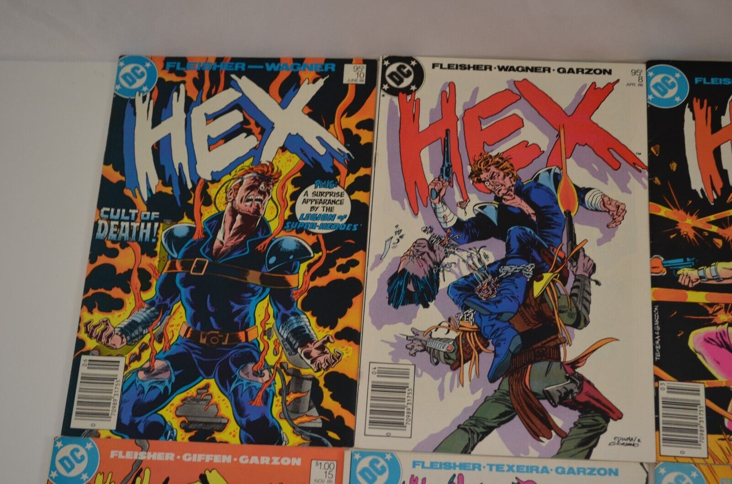 Hex #6-8 10-13 15 (DC, 1986) Lot of 8 Comic Books Canadian Price Variant VF