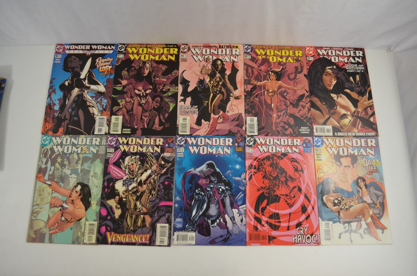 Wonder Woman Vol. 2 #164-168 170-183 185-201 203-208 DC Comic Book Lot VF