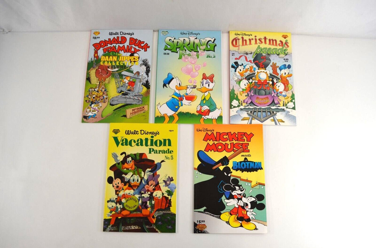 Gemstone Walt Disney Comics TPB Spring Xmas Vacation Blotman Jippes VF+ LOT