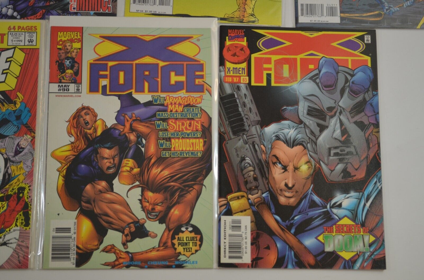 X-Force #1 + Variants #2-90 #11 Incomplete Run Annual 1 & 2 Lot of 49 Comics