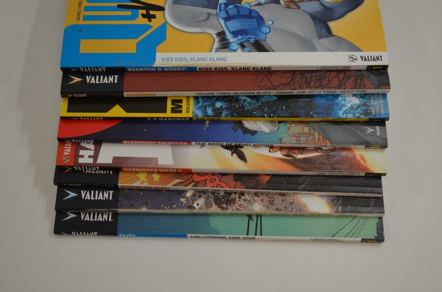 Valiant TPB Lot Comics XO Manowar Ninja K Bloodshot Harbinger Quantum Woody NM-