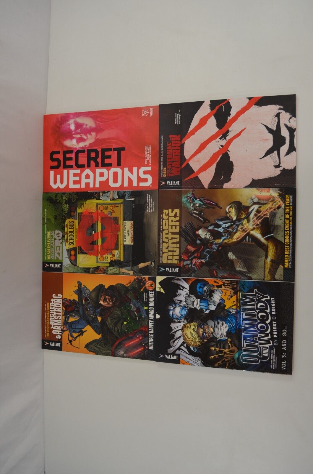 Valiant TPB Lot Comics XO Manowar Ninja K Bloodshot Harbinger Quantum Woody NM-