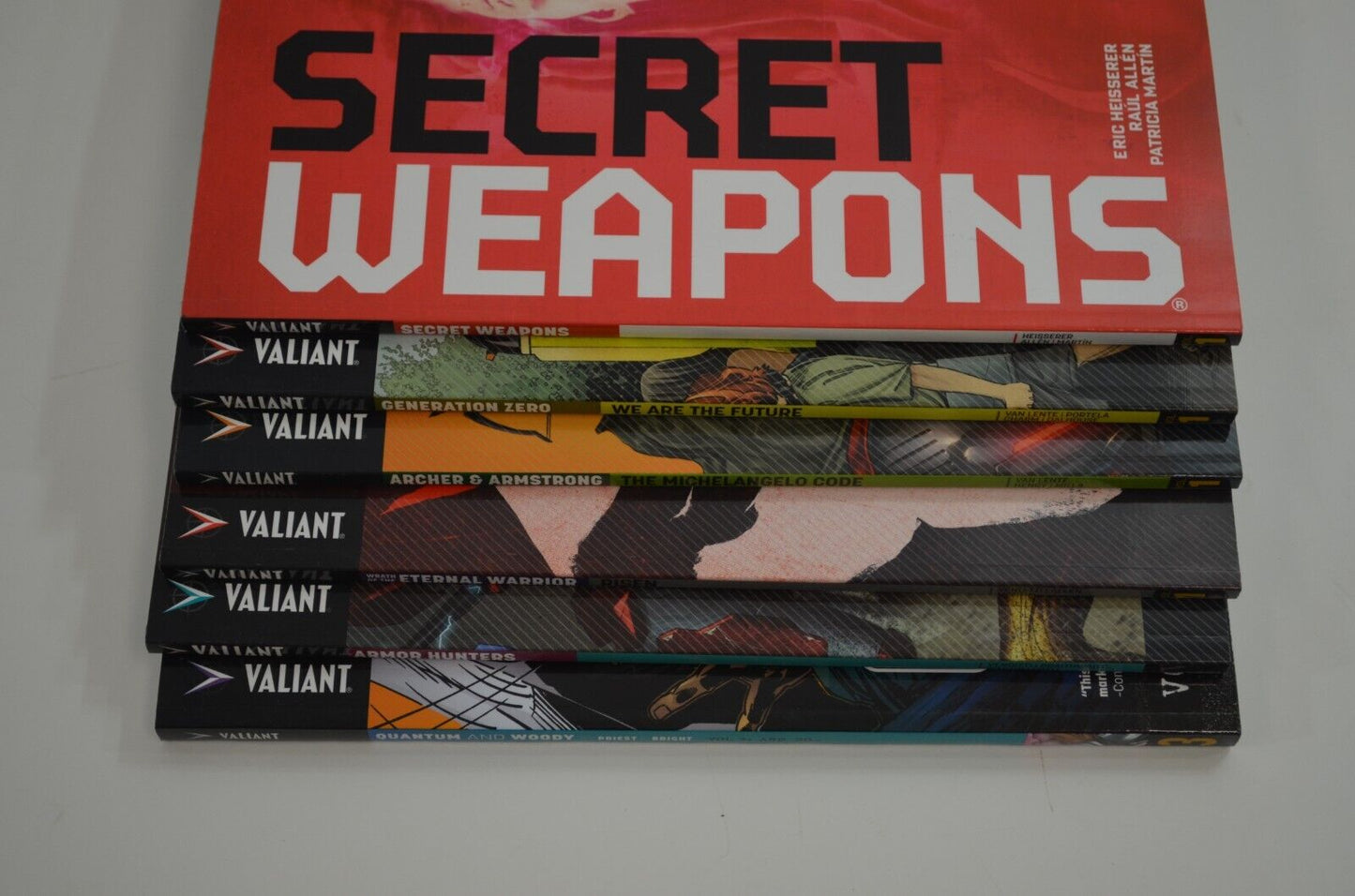 Valiant TPB Lot Comics XO Manowar Ninja K Bloodshot Harbinger Quantum Woody NM-