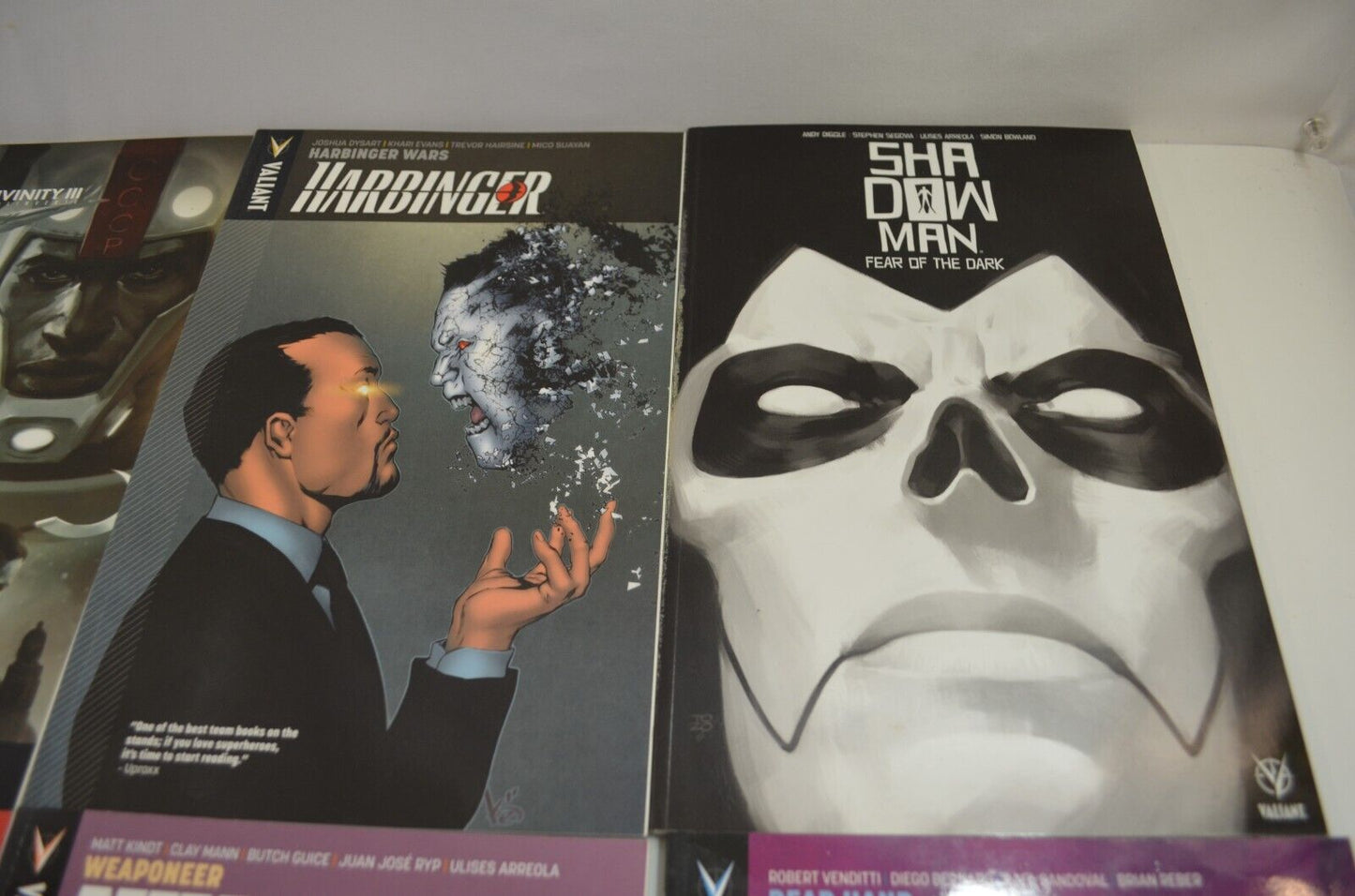 Valiant TPB Lot Comics XO Manowar Ninja K Bloodshot Harbinger Quantum Woody NM-