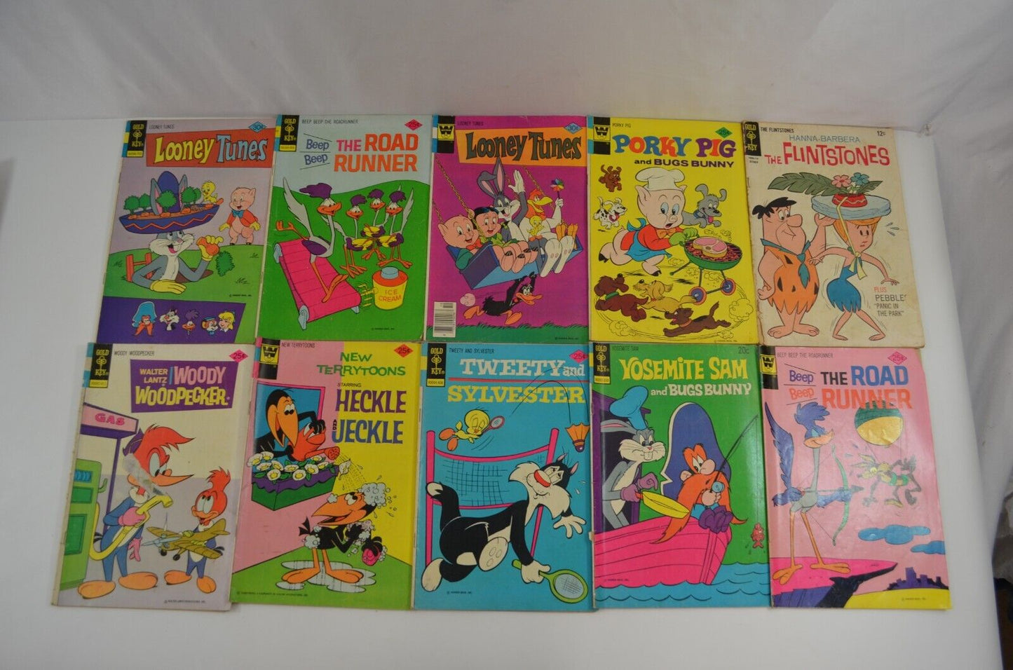 Gold Key / Whitman 1970s Comic Book Lot of 69 Looney Tunes & Classic Cartoons