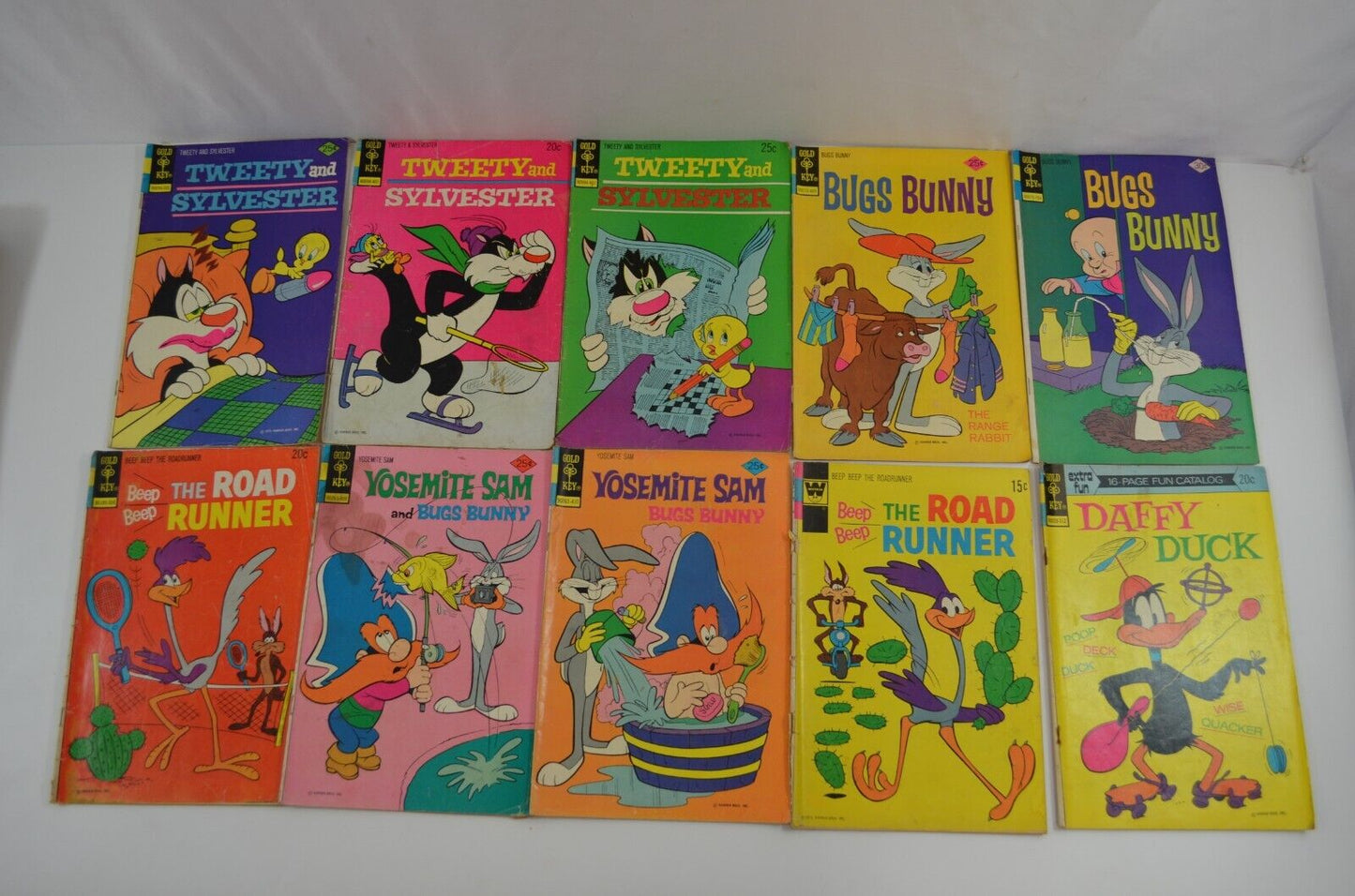 Gold Key / Whitman 1970s Comic Book Lot of 69 Looney Tunes & Classic Cartoons