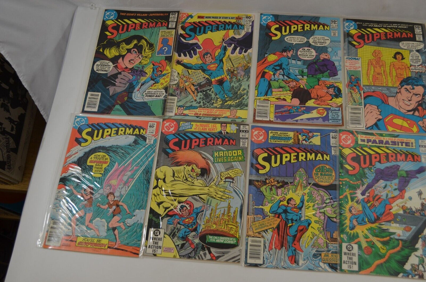 Superman 318-325 329 331 338-343 346 353 355 357-372 DC Comic Lot of 34