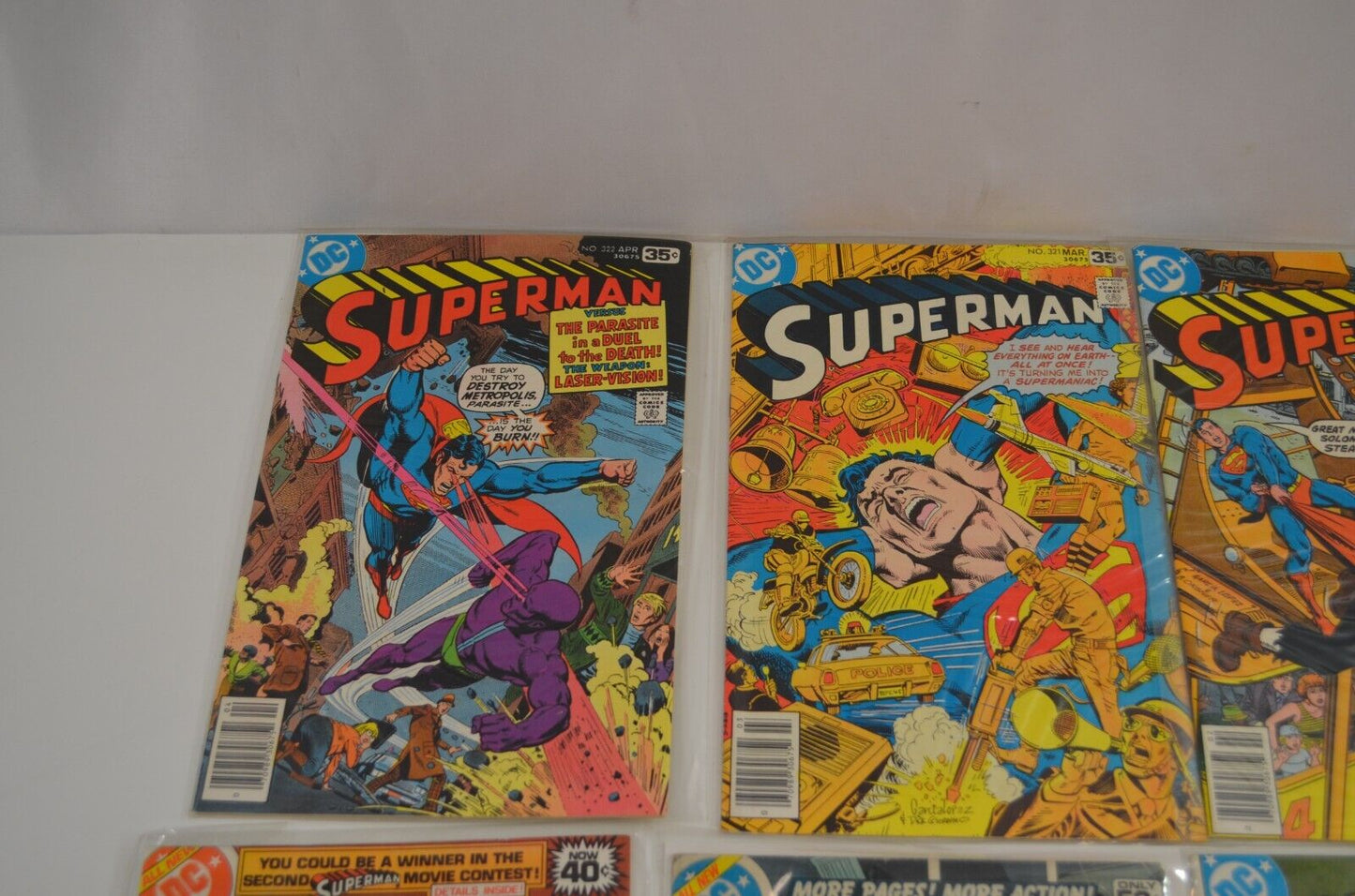 Superman 318-325 329 331 338-343 346 353 355 357-372 DC Comic Lot of 34