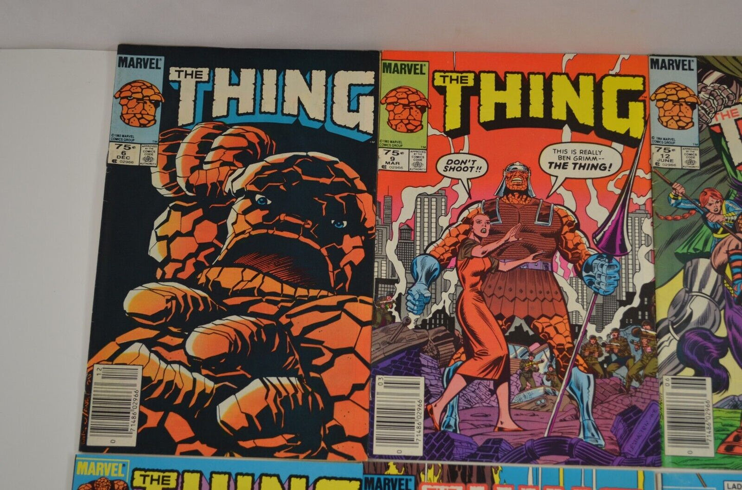 The Thing #6 9 12 22 23 25-27 (Marvel, 1983-85) Lot of 8 Comics CPV F to VF-