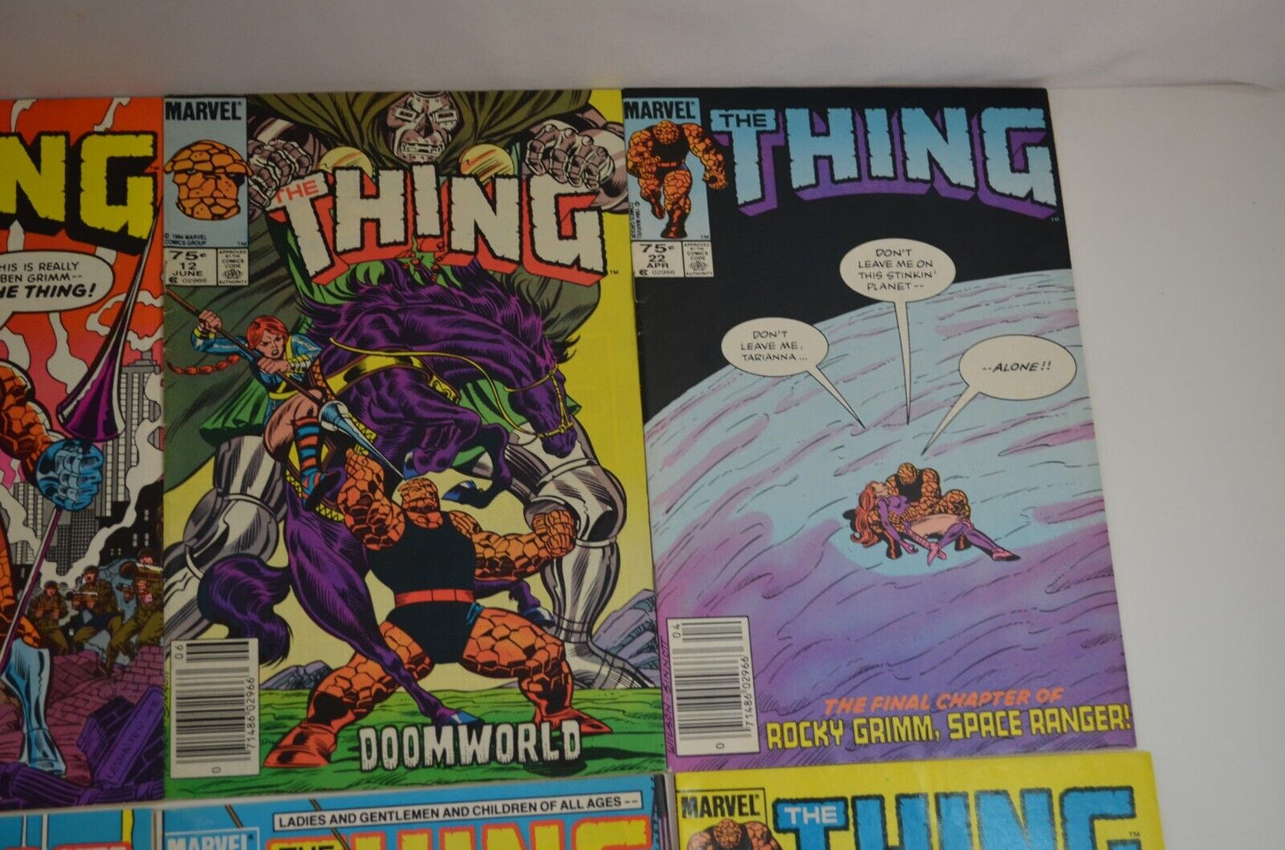 The Thing #6 9 12 22 23 25-27 (Marvel, 1983-85) Lot of 8 Comics CPV F to VF-