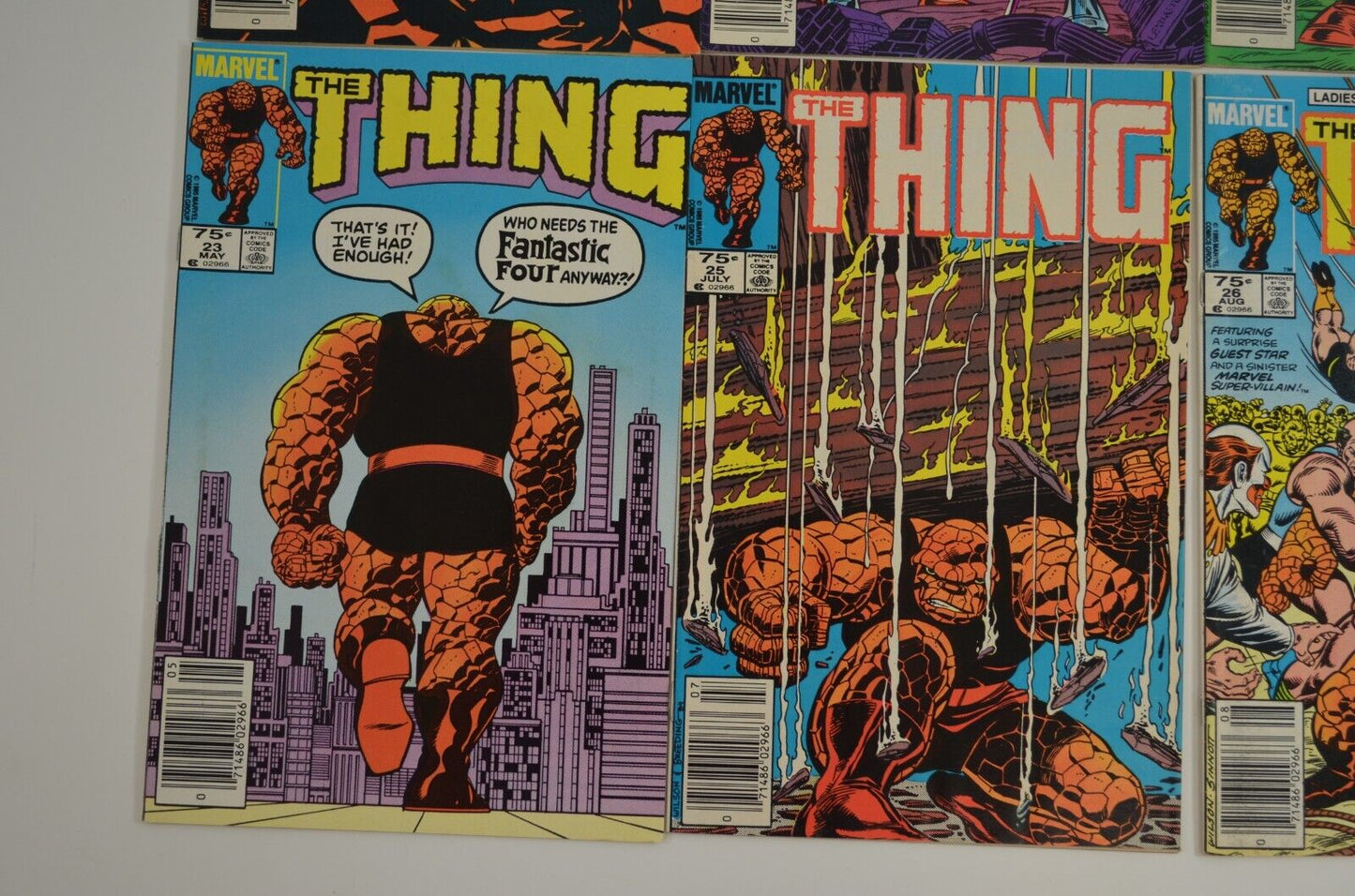 The Thing #6 9 12 22 23 25-27 (Marvel, 1983-85) Lot of 8 Comics CPV F to VF-