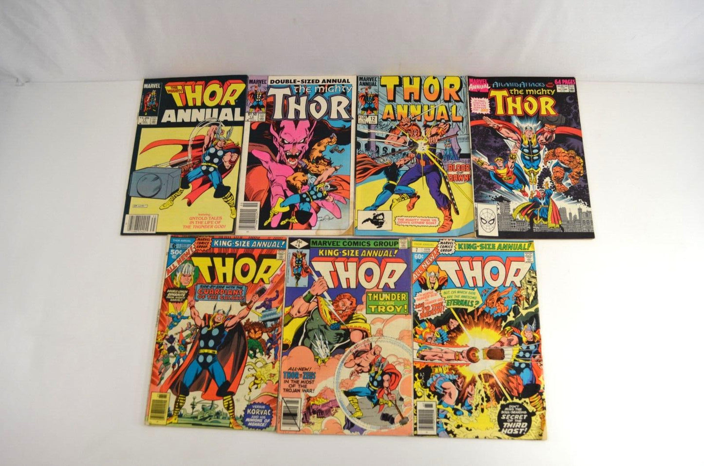 Mighty Thor Annual 6 7 8 11 12 13 14 Marvel Comic Lot Newsstand CPV FN to VF