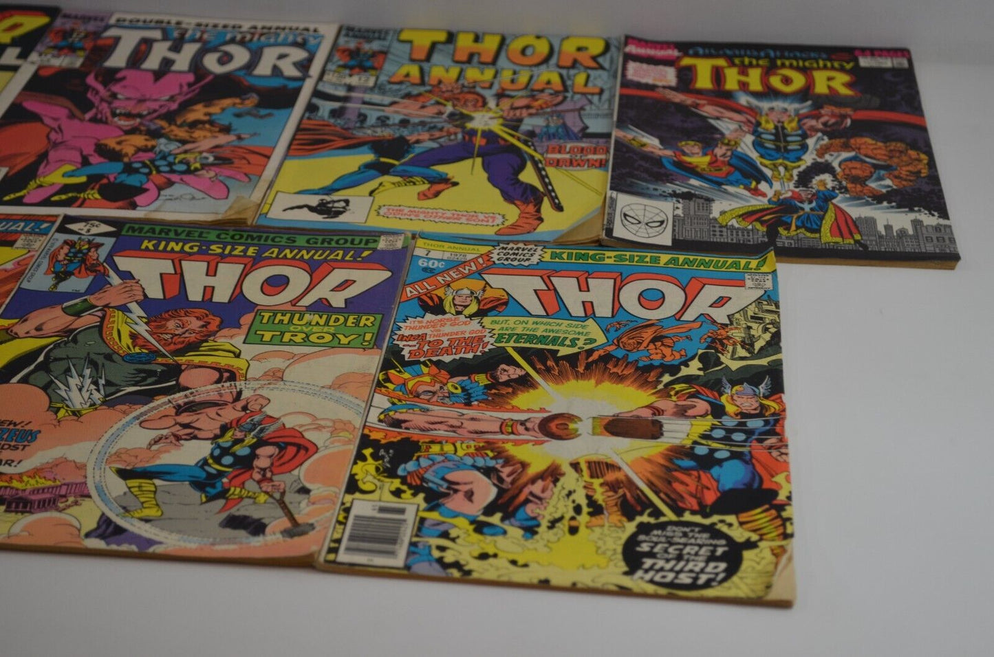 Mighty Thor Annual 6 7 8 11 12 13 14 Marvel Comic Lot Newsstand CPV FN to VF