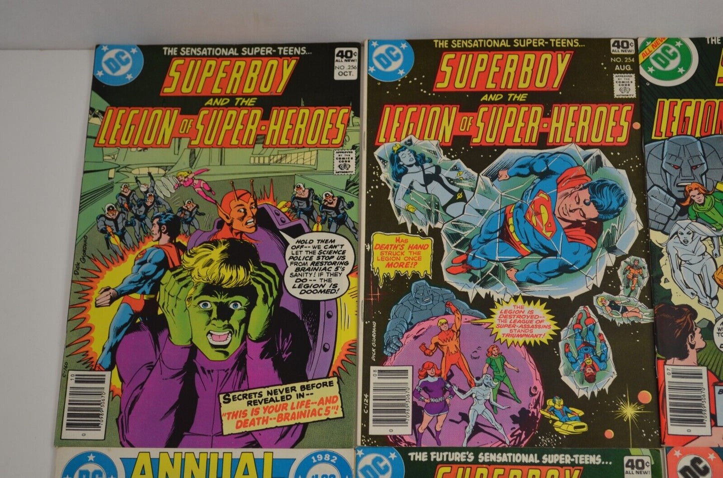 Superboy Legion of Superheroes 202-258 Annual 1 Incomplete Run Lot FN-VF Comics