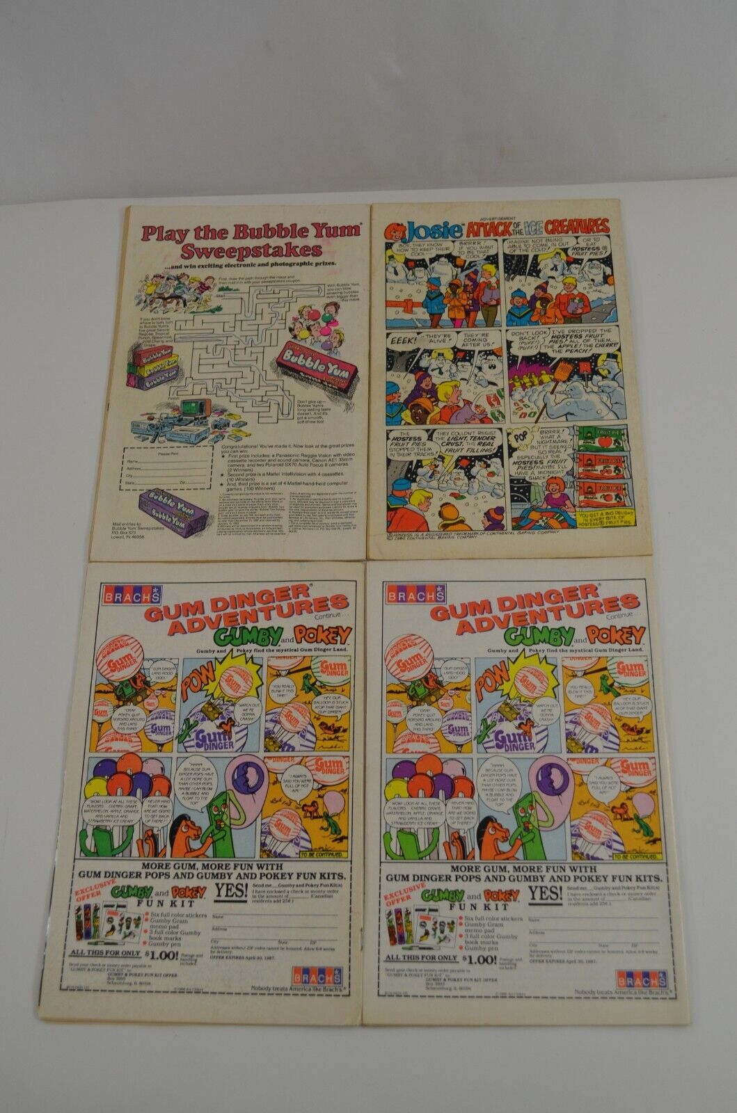 Archie Giant Christmas Sabrina Betty & Veronica (1986-87) Lot of 4 Comic Books