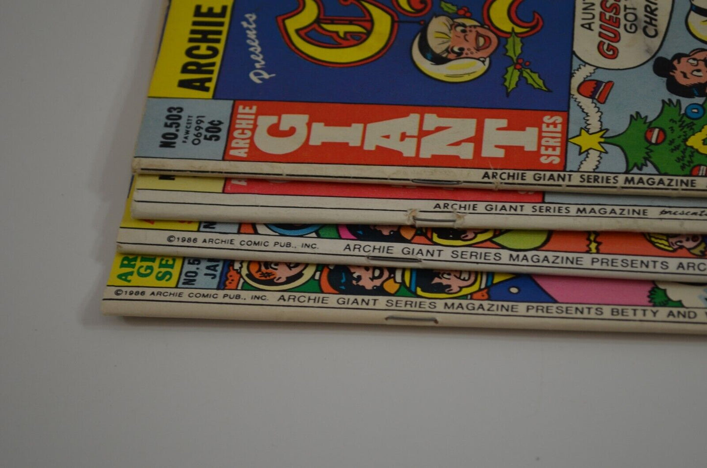 Archie Giant Christmas Sabrina Betty & Veronica (1986-87) Lot of 4 Comic Books