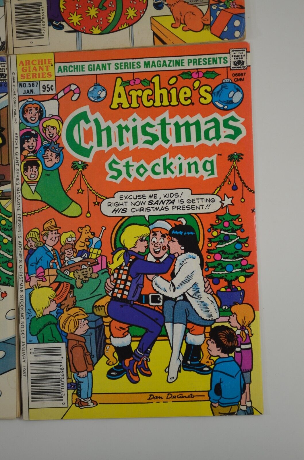 Archie Giant Christmas Sabrina Betty & Veronica (1986-87) Lot of 4 Comic Books