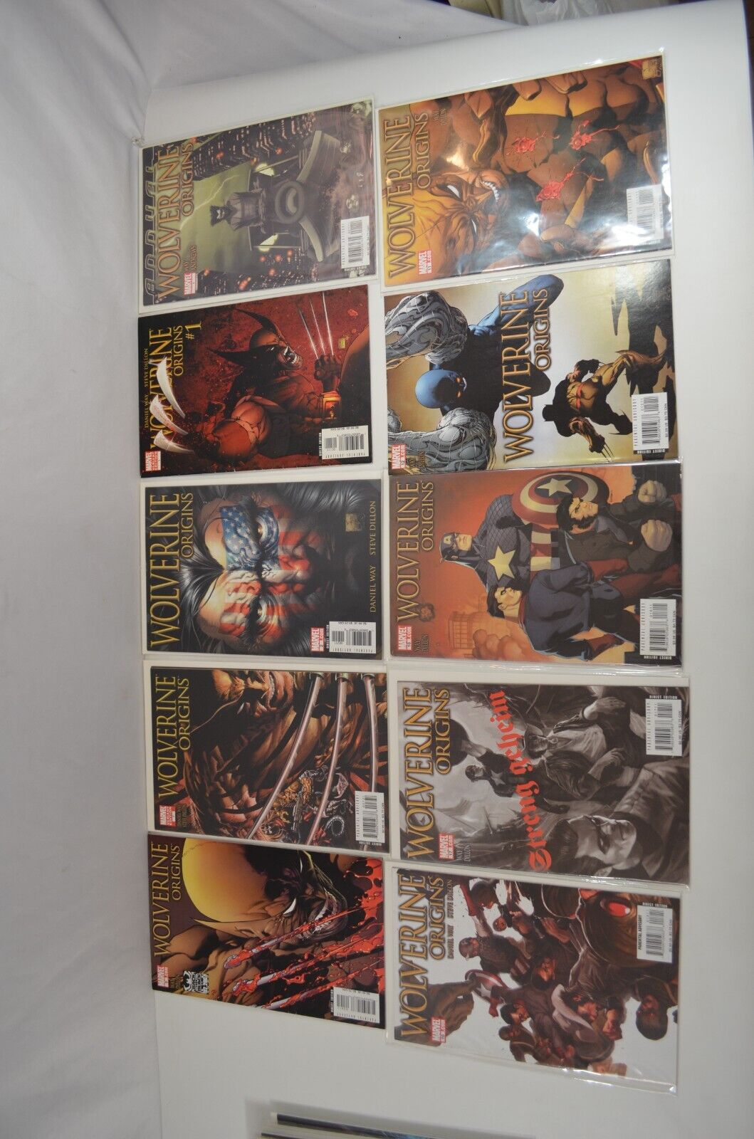 Wolverine Origins 1 2 7 9 11 12 16-19 21-29 31 33-40 Annual 1 Marvel Comic Lot