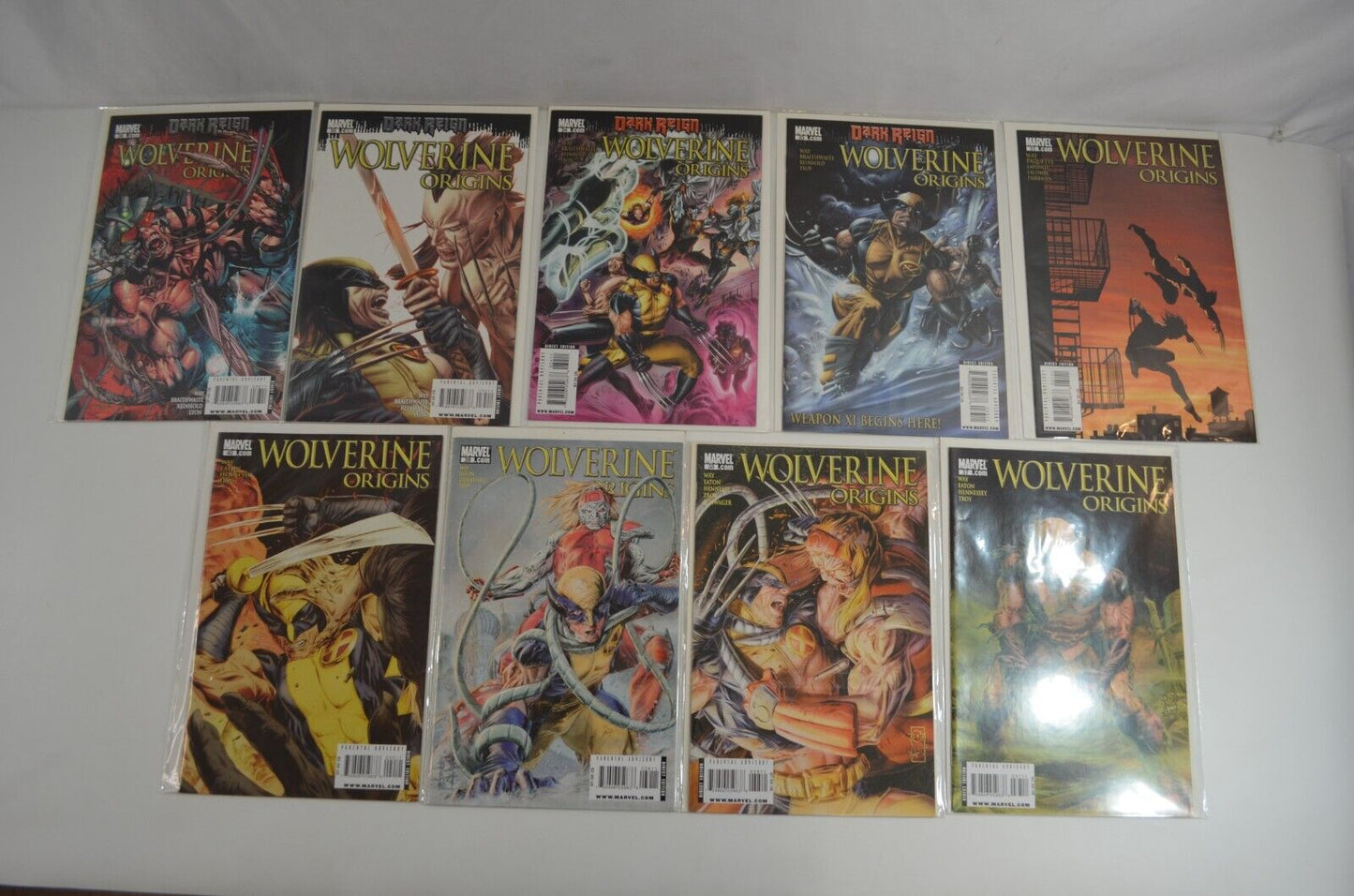 Wolverine Origins 1 2 7 9 11 12 16-19 21-29 31 33-40 Annual 1 Marvel Comic Lot