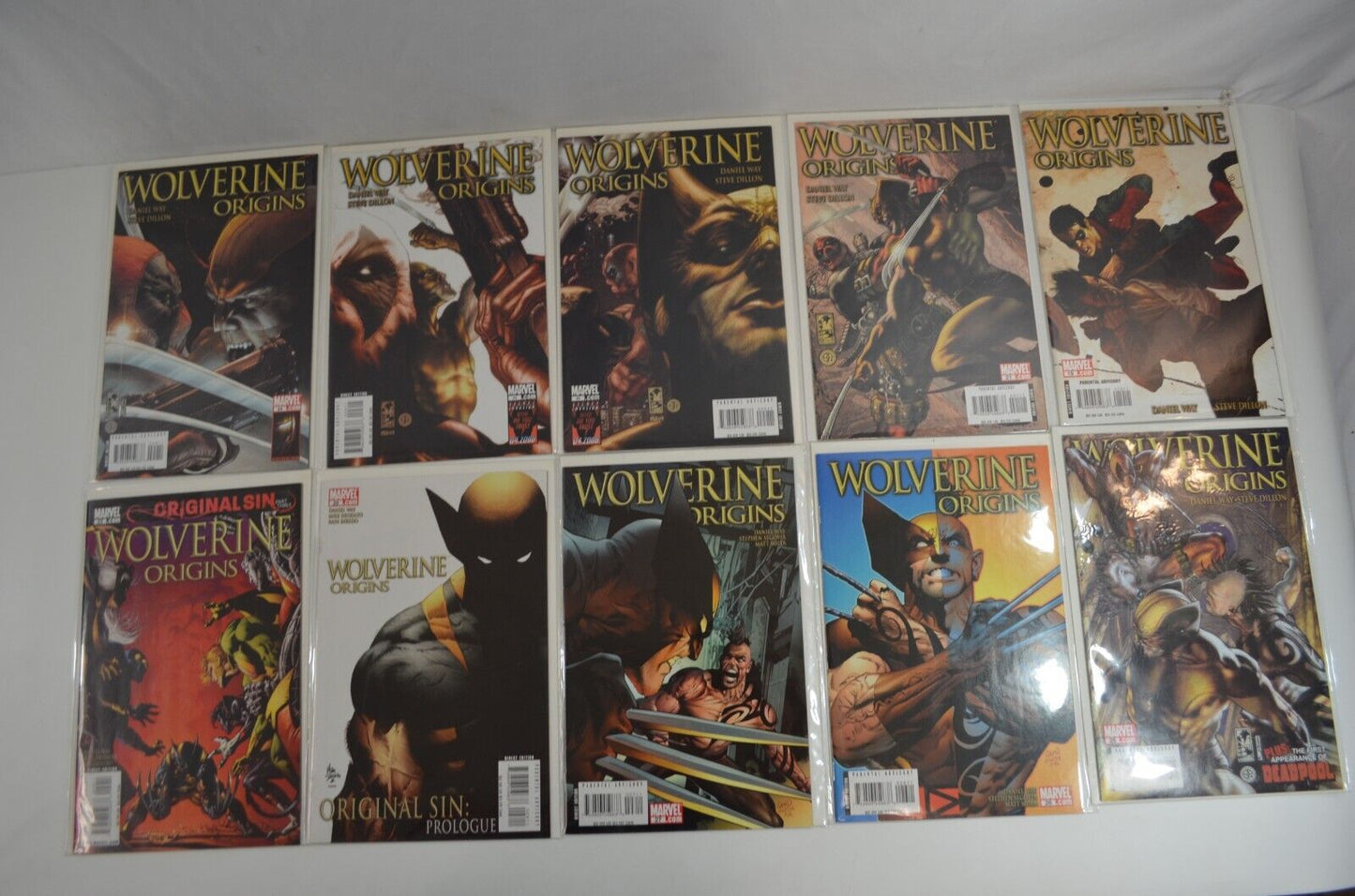 Wolverine Origins 1 2 7 9 11 12 16-19 21-29 31 33-40 Annual 1 Marvel Comic Lot