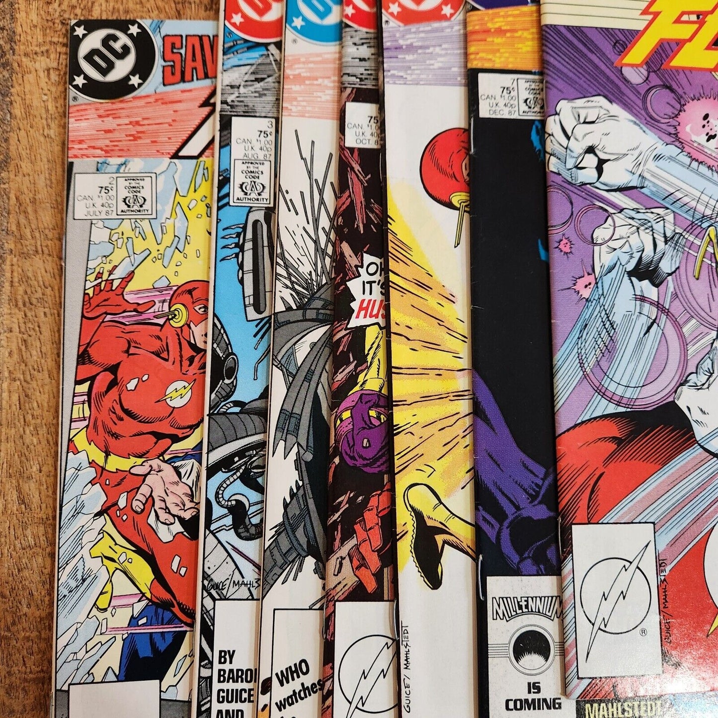 Flash #1-16 (1987 series), Flash #350 (1st series finale) DC Comics Lot VF