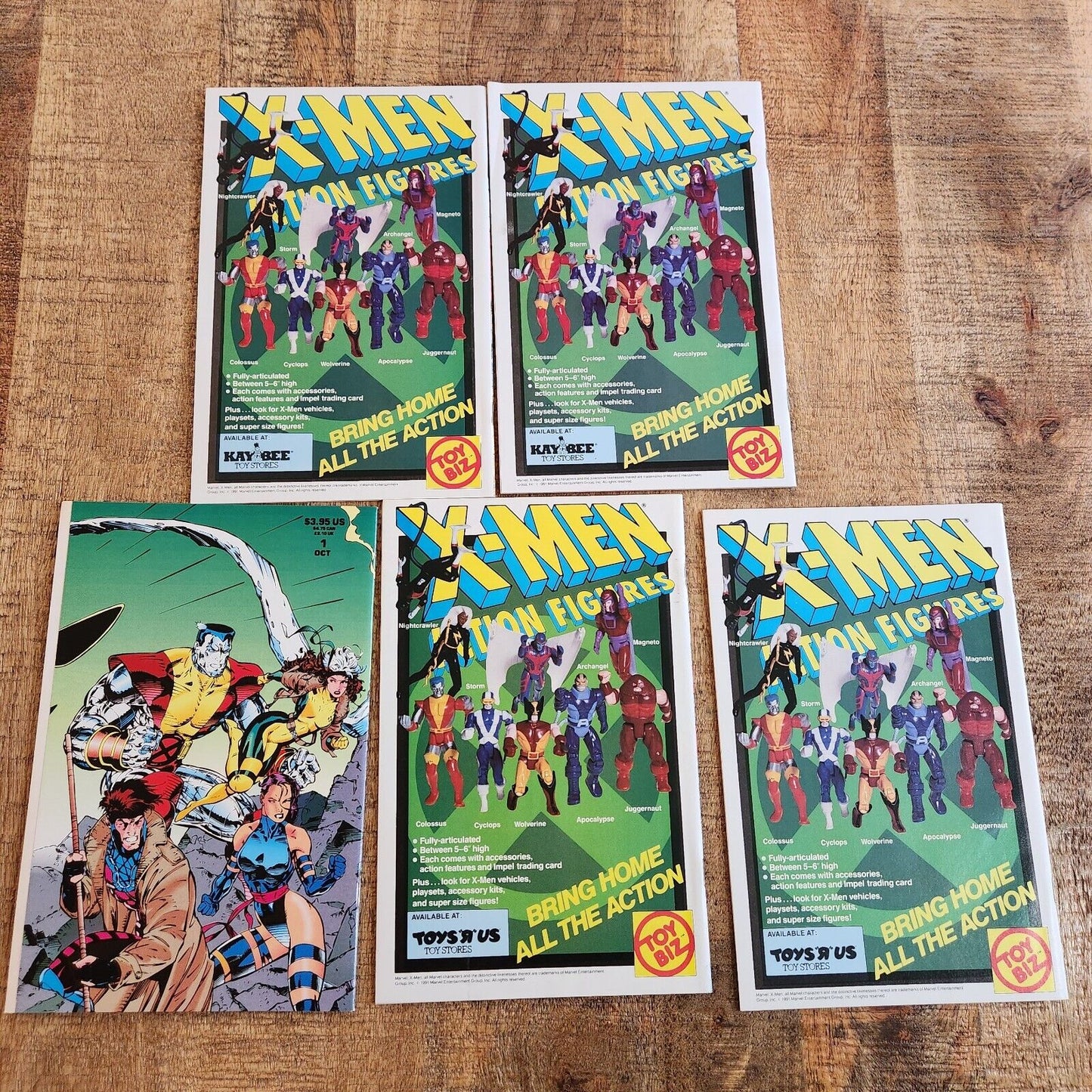 X-Men #1 + Variant Covers 1991 A Legend Reborn Marvel Comics Lot NM- 9.2