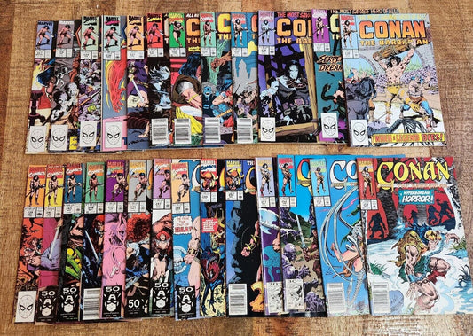 Conan the Barbarian #227-240 243-254 Marvel Comics Lot of 26 VF 8.0 1989-1992