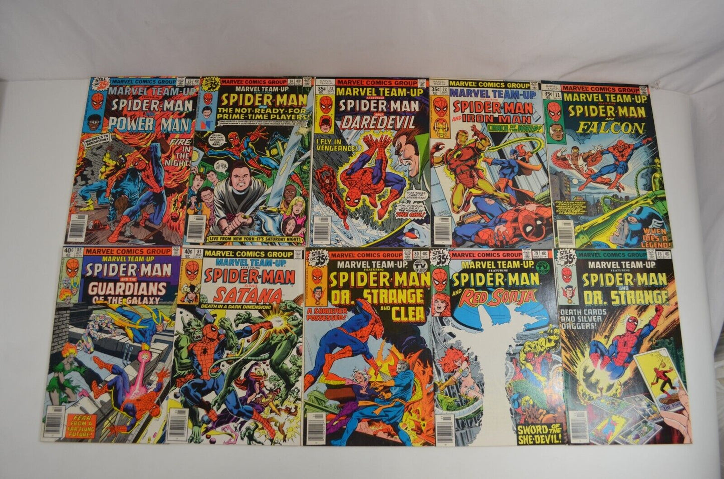 Marvel Team-Up #71-123 Incomplete Run (Marvel, 1978-82) Lot of 33 VF- to NM