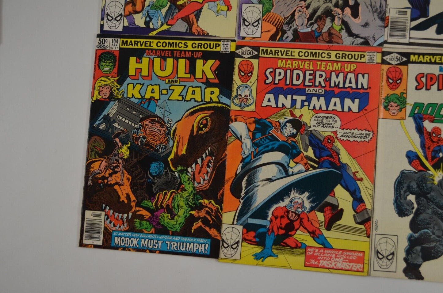 Marvel Team-Up #71-123 Incomplete Run (Marvel, 1978-82) Lot of 33 VF- to NM