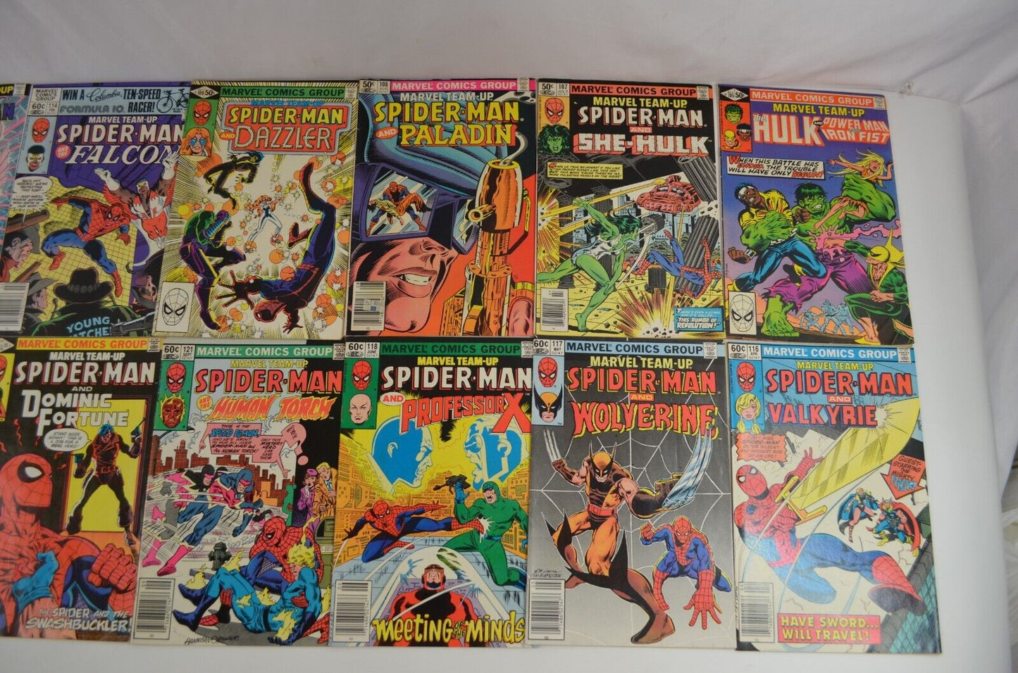 Marvel Team-Up #71-123 Incomplete Run (Marvel, 1978-82) Lot of 33 VF- to NM