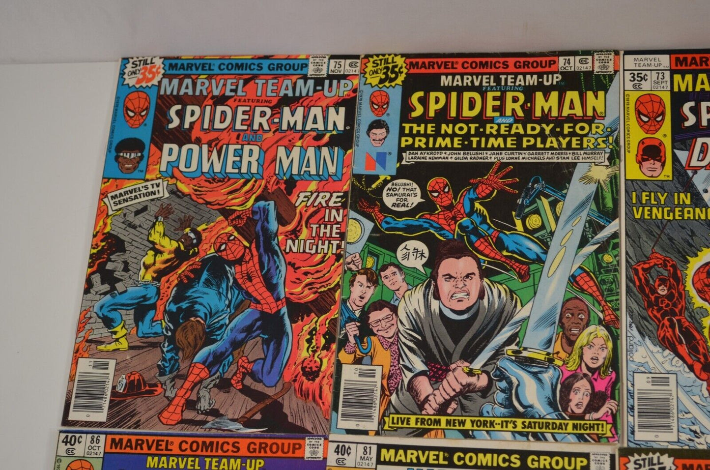 Marvel Team-Up #71-123 Incomplete Run (Marvel, 1978-82) Lot of 33 VF- to NM