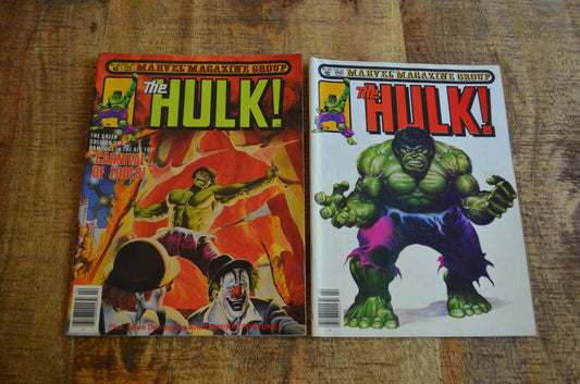 The Hulk! #25 26 Marvel Comic Book 1981 Lot of 2 Dreams of Iron VF 7.5