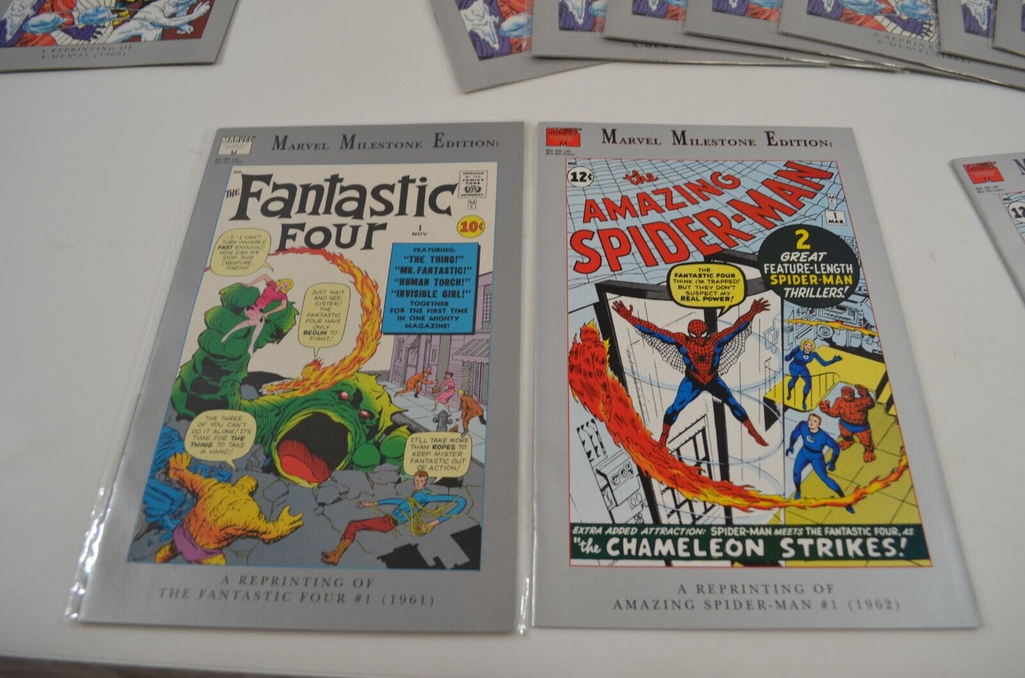 Marvel Milestone Edition Comic Lot Xmen Amazing Spiderman Fantastic Four 1 VF