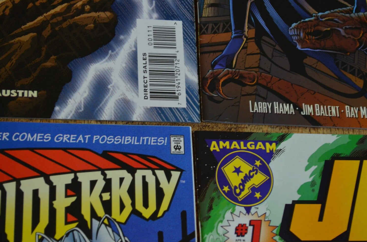 Amalgam Comics #1 Lot Speed Demon Amazon Spider-Boy Dark Claw Lot of 8 VF/NM 9.0