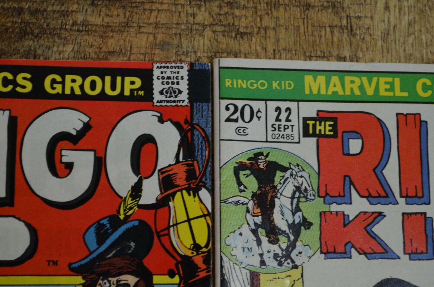 Ringo Kid #21 22 Marvel Comic Book 1973 Western VF 8.0 Lot of 2