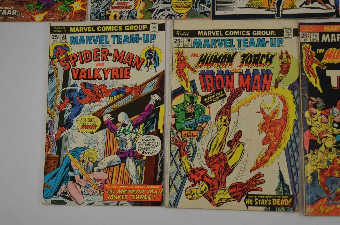 Marvel Team-Up 2 13 17 18 23 26 29 34 Annual 3 6 more (1972-75) Lot of 11 Comics