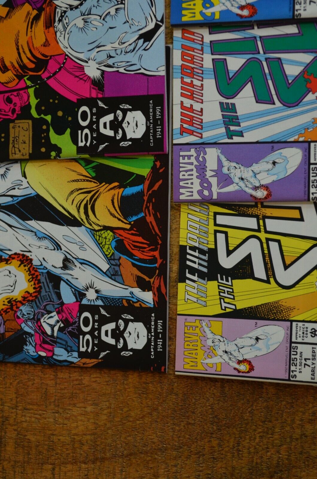 Silver Surfer #53 56 65 69 70 71 72 74 75 76 Marvel Comic Book Lot of 10 NM 9.0