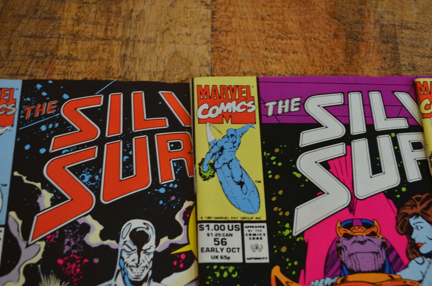 Silver Surfer #53 56 65 69 70 71 72 74 75 76 Marvel Comic Book Lot of 10 NM 9.0