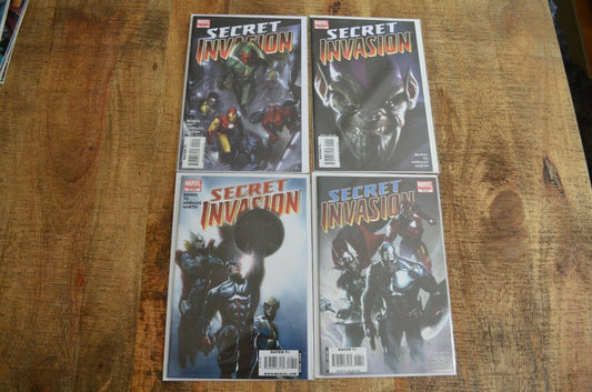 Secret Invasion #2 5 6 8 Marvel Comic Book Mighty Avengers Thunderbolts Lot of 4