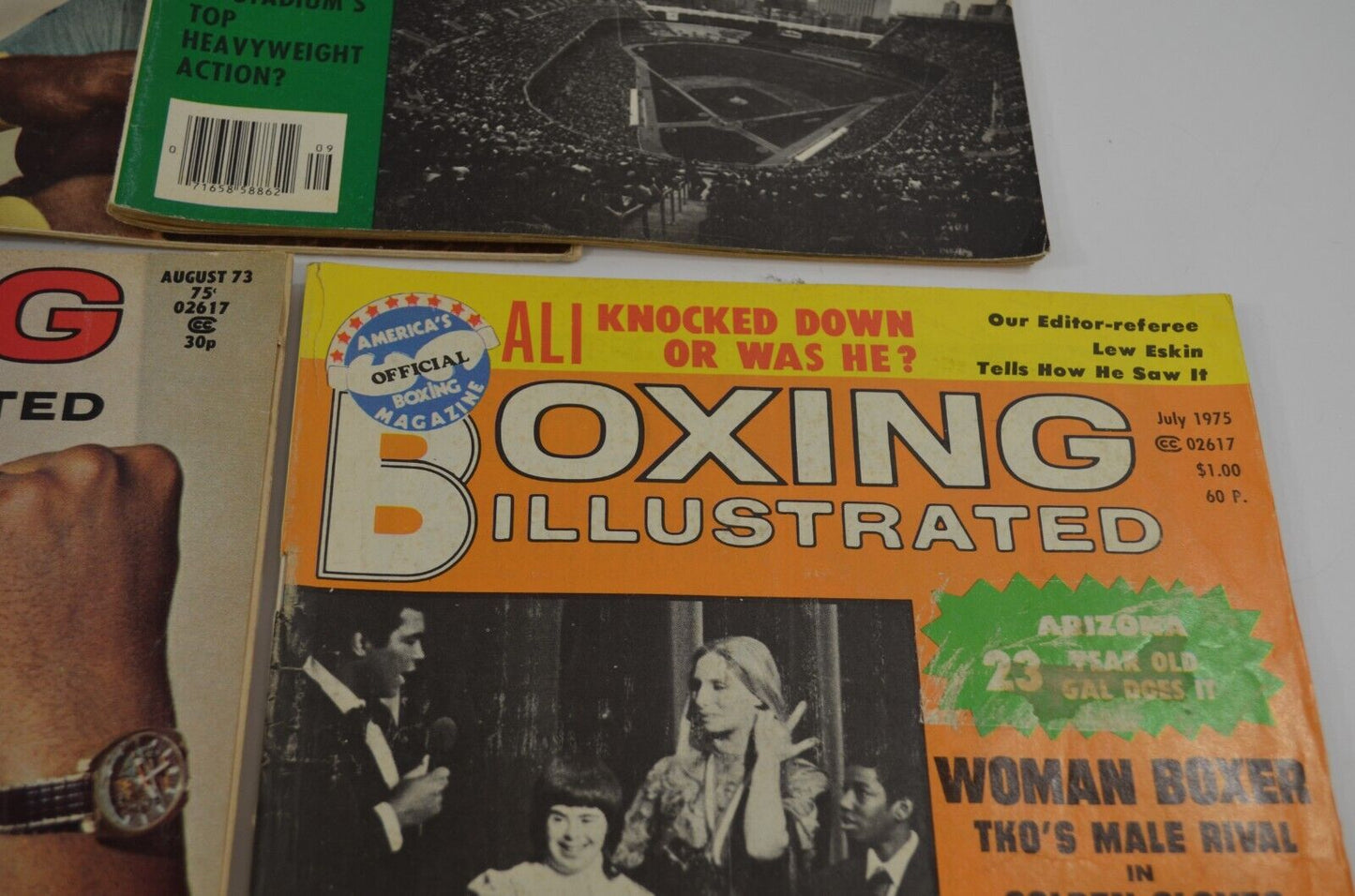 Ring Boxing Illustrated Vtg Magazines Muhammad Ali Foreman 1970s lot of 7 Sports