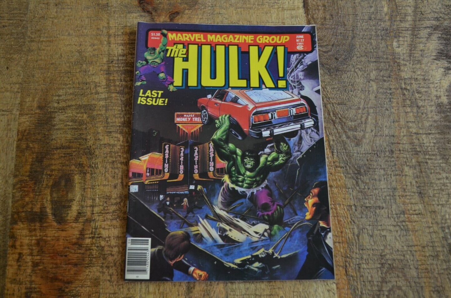 The Hulk! #27 Marvel Comic Book Magazine June 1981 Final Issue VF 7.5