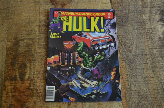 The Hulk! #27 Marvel Comic Book Magazine June 1981 Final Issue VF 7.5