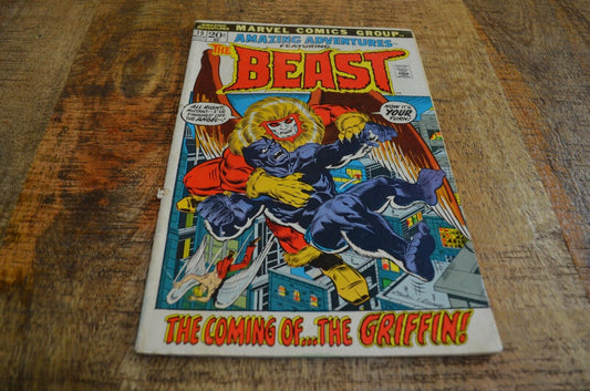 Amazing Adventures #15 Marvel Comic Book Featuring The Beast Nov 1972 VG 4.0