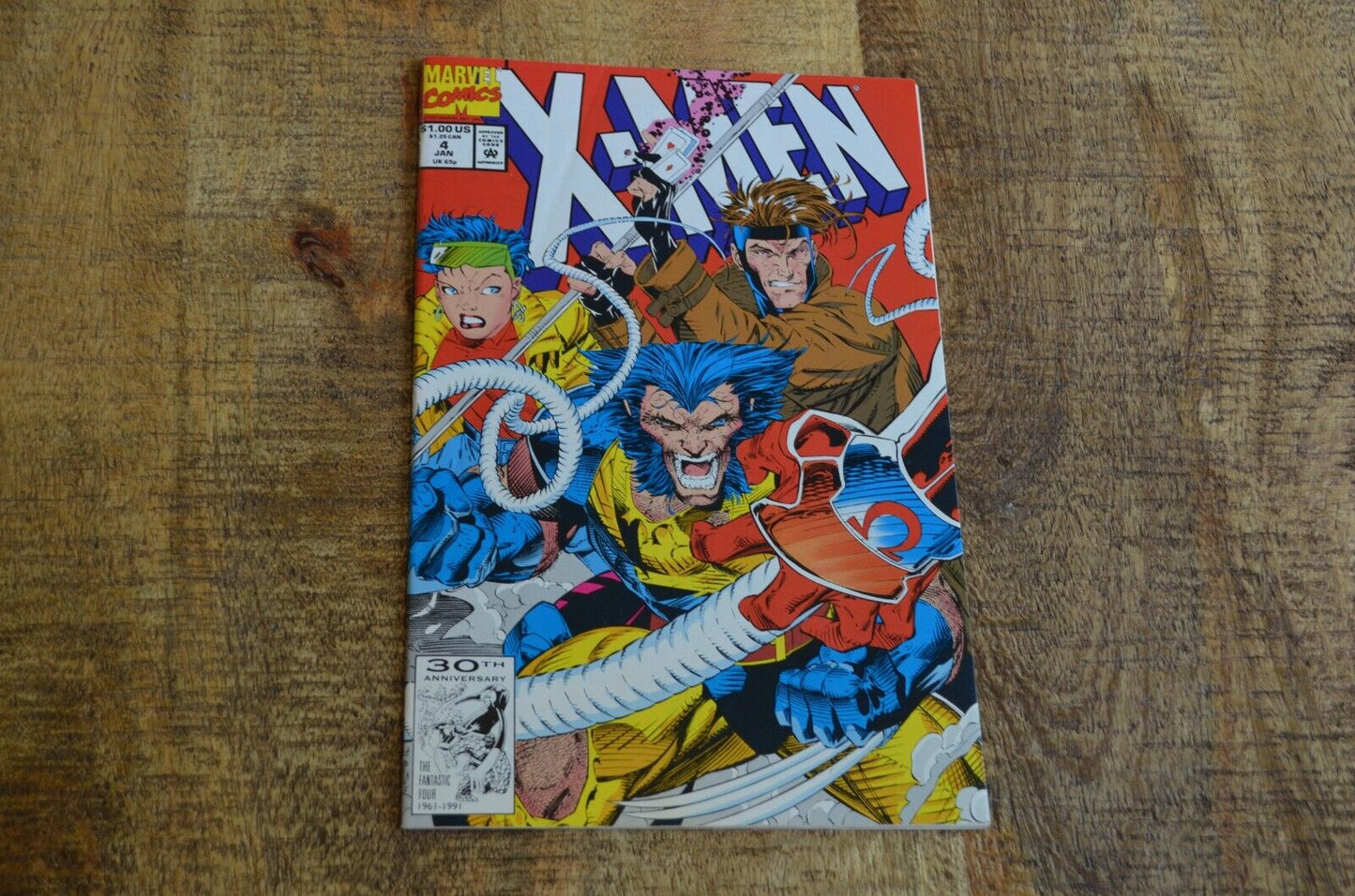 X-Men #4 Marvel Comic Book 1st Omega Red Appearance NM- 9.2