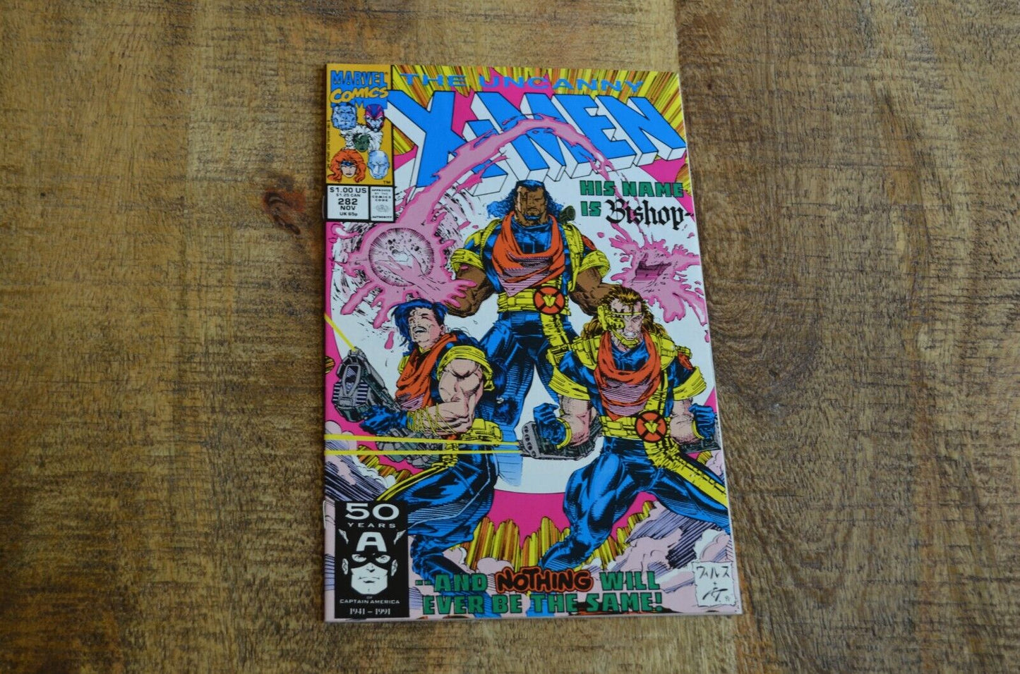 Uncanny X-Men #282 Marvel Comic Book 1991 1st Bishop App VF/NM 9.0