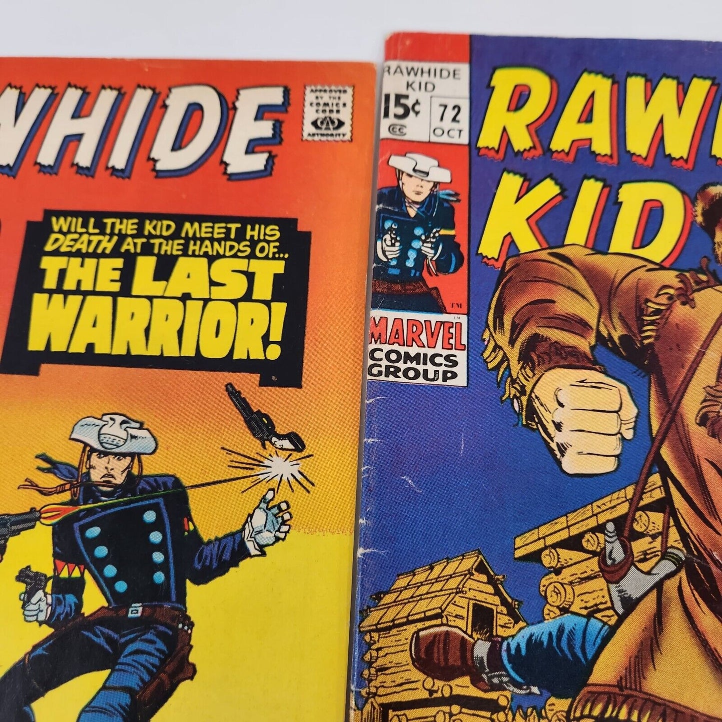 Rawhide Kid 71 72 76 77 Marvel 15 Cent Western Comic Lot Mid Grade / FN