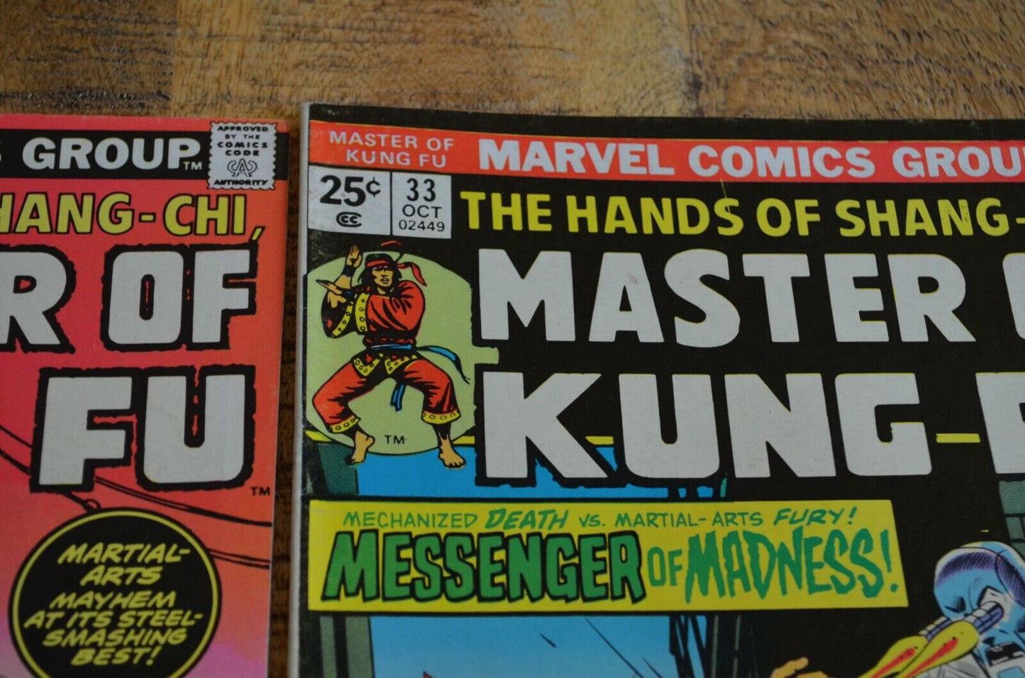 Hands of Shang Chi Master of Kung Fu #30-39 Marvel Comic Book Lot of 10 VF 7.5